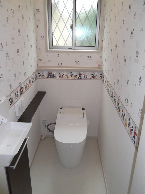 楽しくなっちゃうトイレです。